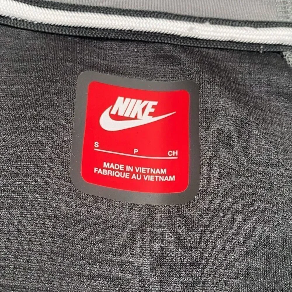 Nike Sportswear Tech Fleece Kids Winterized Full-Zip Gray Black Hoodie size S